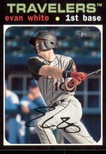 2020 Heritage Minors Base #135 Evan White - Arkansas Travelers