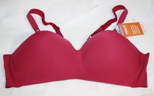 NUEVO CON ETIQUETAS SUJETADOR WARNER'S Cloud 9 hilos sin cables RN2771A BERRY Rosa 40C - Imagen 1 de 6