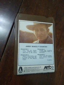 Jimmy Wakely- Country 8 Track tape W/ Sleeve Cheatin Heart Welcome to My World - Picture 1 of 3