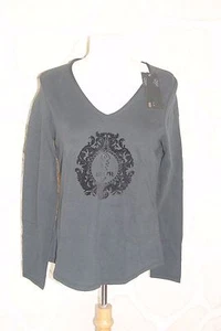 Haut noir neuf taille 2 marque Diplodocus étiqueté à 89€ - Imagen 1 de 2