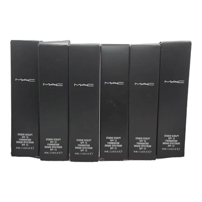MAC Studio Sculpt SPF 15 Foundation Broad Spectrum 1.3 oz 40ml Choose Your Shade - Image 1 of 2