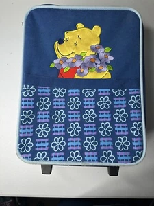 Vintage- Winnie The Pooh Roller SUITCASE Disney Classic - Soft Sided -read - Picture 1 of 13