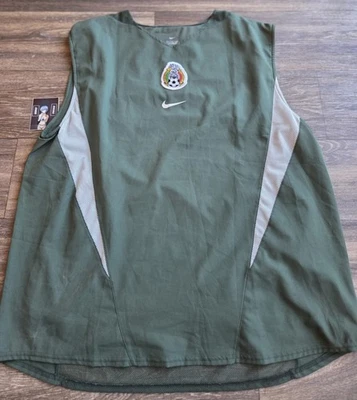 Тренировочная футболка Nike Mexico Seleccion 03/04 без рукавов всего 90 шт. мужская размер XL  - Изображение 1 из 4