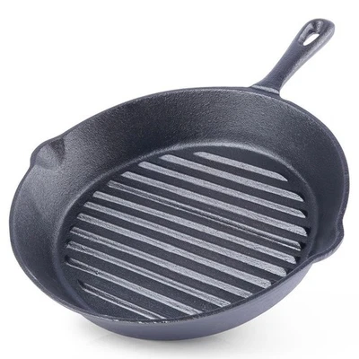 Poêle grill fonte LITINA 24 cm – poêle carré cuisson cuisine - Photo 1/4
