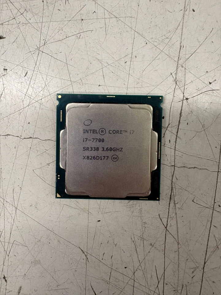 Intel Core i7 7700 Processor 3.60 GHz 4 Cores 8 threads CPU SR338 - Image 1 of 1