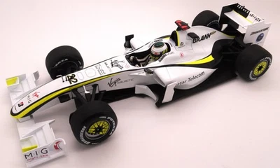 MINICHAMPS BRAWN BGP001 BOTÓN J ABU DHABI GP 2009 ESCALA 1-18 F1 Foto 1 de 4