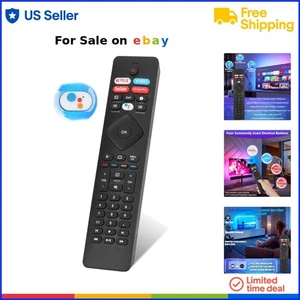 Voice Remote Control for Smart TV Universal Replacement for Philips 43 55 65 75 - Picture 1 of 11