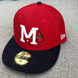 NEW ERA Mississippi Braves Fitted Hat Men's 7 3/8 Red Minor League MiLB Cap 5950 - Bild 1 von 9
