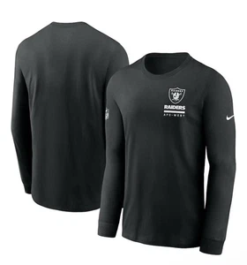 Las Vegas Raiders Nike Sideline Dri-FIT Langarmshirt - Bild 1 von 3