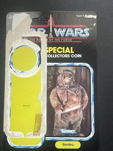 STAR WARS VINTAGE KENNER POWER OF THE FORCE CARDBACK LAST 17 ROMBA - Picture 1 of 4