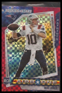Panini Rookies & Stars 2021 - Airborne Red Plaid Football Mac Jones #AB-20 casi nuevo - Imagen 1 de 2