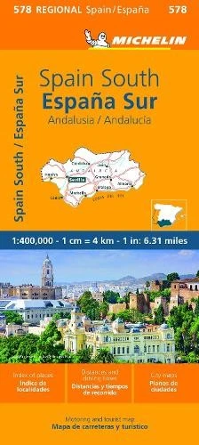 Michelin Andalucia - Michelin Regional Map 578 (Map) - Imagen 1 de 1