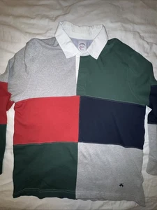 Brooks Brothers sweater men’s XL colorblock 100% cotton long sleeve - Picture 1 of 12