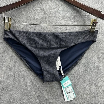 Parte inferior de bikini de natación Seafolly Twilight Hipster para mujer EE. UU. 6 AU 10 azul dorado nueva Foto 1 de 4