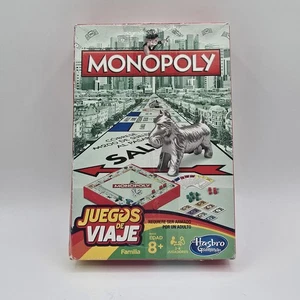 Hasbro Monopoly Juego De Viaje 2 A 4 Jugadores Difícil De Encontrar - Picture 1 of 11