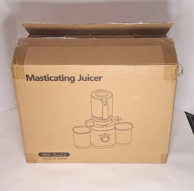 Exprimidor de masticación - MK-SJ22 - Plateado - Acero inoxidable - ¡Nueva caja abierta! Foto 1 de 4