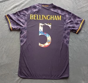 Adidas Real Madrid 2023/24 Away Jude Bellingham #5 USA Tour Taille L - Foto 1 di 11