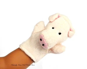 Pig Hand Puppet For 18 inch Girl Boy Doll Clothes Accessory - Picture 1 of 2