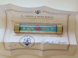 Reliquary Relic of Saint Bernadette of Lourdes with document - Picture 1 of 5