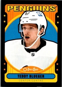 2021-22 O-PEE-CHEE RETRO BLACK BORDER PARALLEL #221 TEDDY BLUEGER 041/100 - Picture 1 of 2