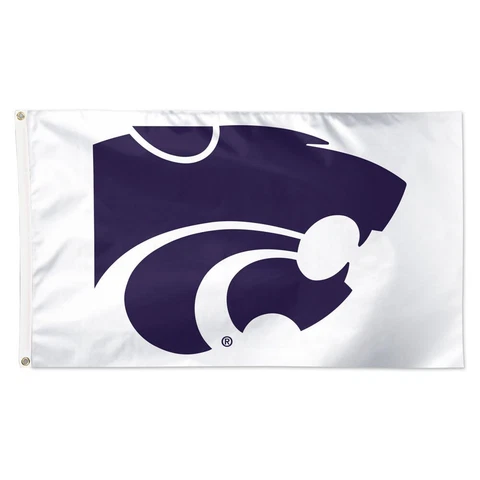 Kansas State Wildcats Flag Banner 3x5 Premium Outdoor Metal Grommets University Cover