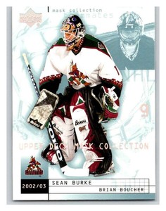 (HCW) 2002-03 UD Mask Collection #65 Brian Boucher/Sean Burke Coyotes