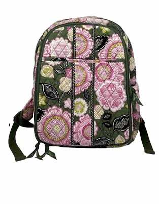 Mochila/bolsa de pañales Vera Bradley retirada rosa oliva tamaño grande con cambiador Foto 1 de 4