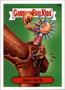 2015 Topps Garbage Pail Kids Series 1 Card #48b Ridin' Rick