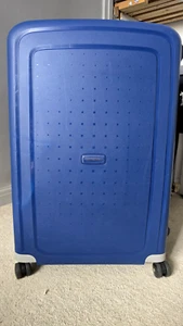 Samsonite S'Cure Spinner 4 Wheel Large Suitcase - 75/28- Dark Blue - Picture 1 of 21
