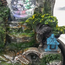 Fontana da camera tavolo fontana giardino fontana illuminazione LED ornamento resina