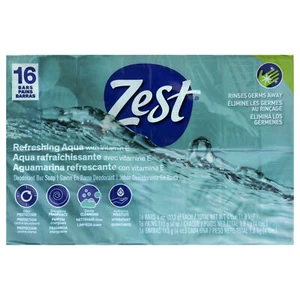 Refreshing Deodorant Bar Soap - Aqua by Zest for Women - 16 x 4 oz Bar Soap - Picture 1 of 4