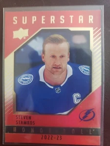 2022-23 Steven Stamkos Red Rainbow Honor Roll Upper Deck Series 1 Hockey... - Picture 1 of 2