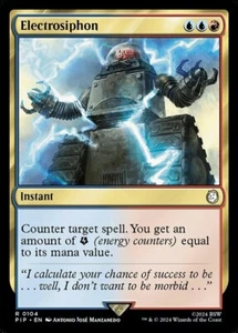 *MtG: ELECTROSIPHON - Commander Fallout Raro - Magicman-Europa* - Imagen 1 de 1