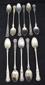 JUEGO DE 11 CUCHARAS DE TÉ HELADAS GORHAM BUTTERCUP 7 1/2" esterlina .925 - Imagen 1 de 5