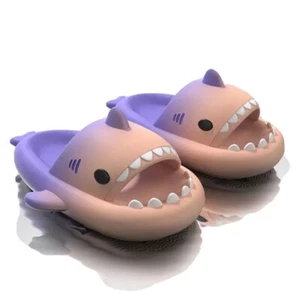 New Premium Shark Slides,Super Soft,Comfy,Silent and Anti-slippery Slipper USA - Picture 1 of 2