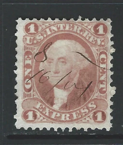 Bigjake: R-1d , 1 cent Express - exp. silk - 1st Revenue Issue - Picture 1 of 4