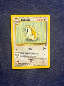 2000 Pokémon Raticate Base Set 2 Unlimited 58/130 WOTC - Picture 1 of 2