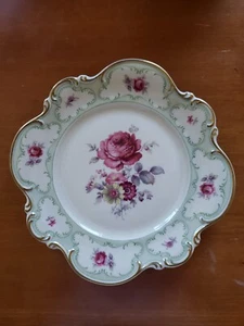 Hutschenreuther Selb Bavaria Germany US Zone 8” Floral Pattern Plate - Picture 1 of 9