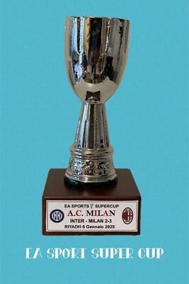 MILAN AC REPLICA IN MINIATURA "SUPERCOPPA ITALIANA" RIYADH  RESINA GALVANICA - Image 1 of 2