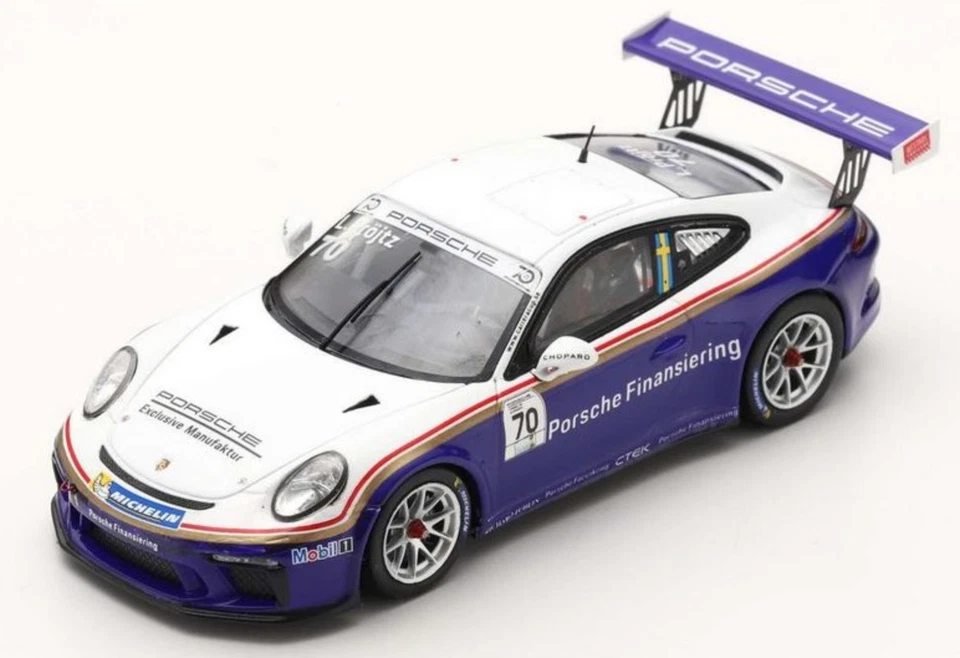 1/43 PORSCHE CARRERA #70 CUP SCANDINAVIA 70TH ANNIVERSARY 2018 SPARK S4520 - Immagine 1 di 1