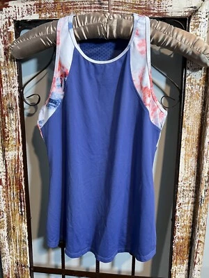 Camiseta sin mangas Lija para mujer golf tenis talla mediana púrpura poliéster ropa deportiva Foto 1 de 4