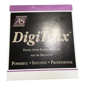 Vintage 1993 Digitrax Macintosh Digital Audio Editing Software Alaska in Box - Picture 1 of 7