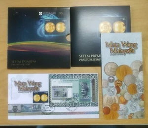 @ 2010 50th Bank Negara Malaysia Currency Matawang Premium Silver Rm50 Stamp FDC - Picture 1 of 12