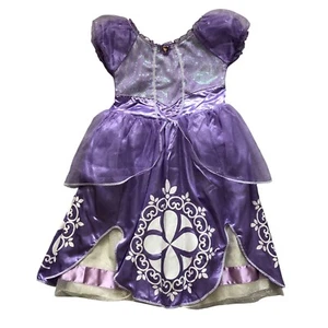 Disney Store Sofia the First Halloween Purple Sequin Dress Girls Size 7/8 - Picture 1 of 8