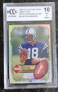 1998 BCCG~Peyton Manning Silver~Indianapolis Colts~10 como nuevo~NFL~1er lugar~Holo~#3 - Imagen 1 de 6