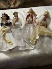 Lot de 4 poupées Barbie collection VACANCES 1998-2003 avec blanc neige
