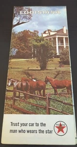 1965 Texaco Road Map: Louisiana NOS - Bild 1 von 2