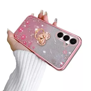 Funda Para Samsung Galaxy A35 5G Bonita Cover Protectora 3D Floral De Mariposa - Picture 1 of 9