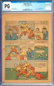 Superman #1 Golden Age Origin Superhero Vintage DC Comic 1939 CGC PG PAGE 28 - Picture 1 of 2