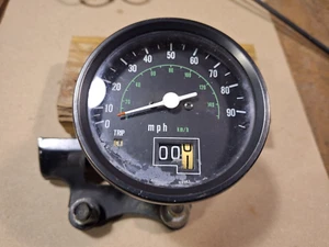 79 80 Honda XR 200 250 500 XR200 XR250 XR500 OEM Speedometer Speedo & mount - Picture 1 of 10